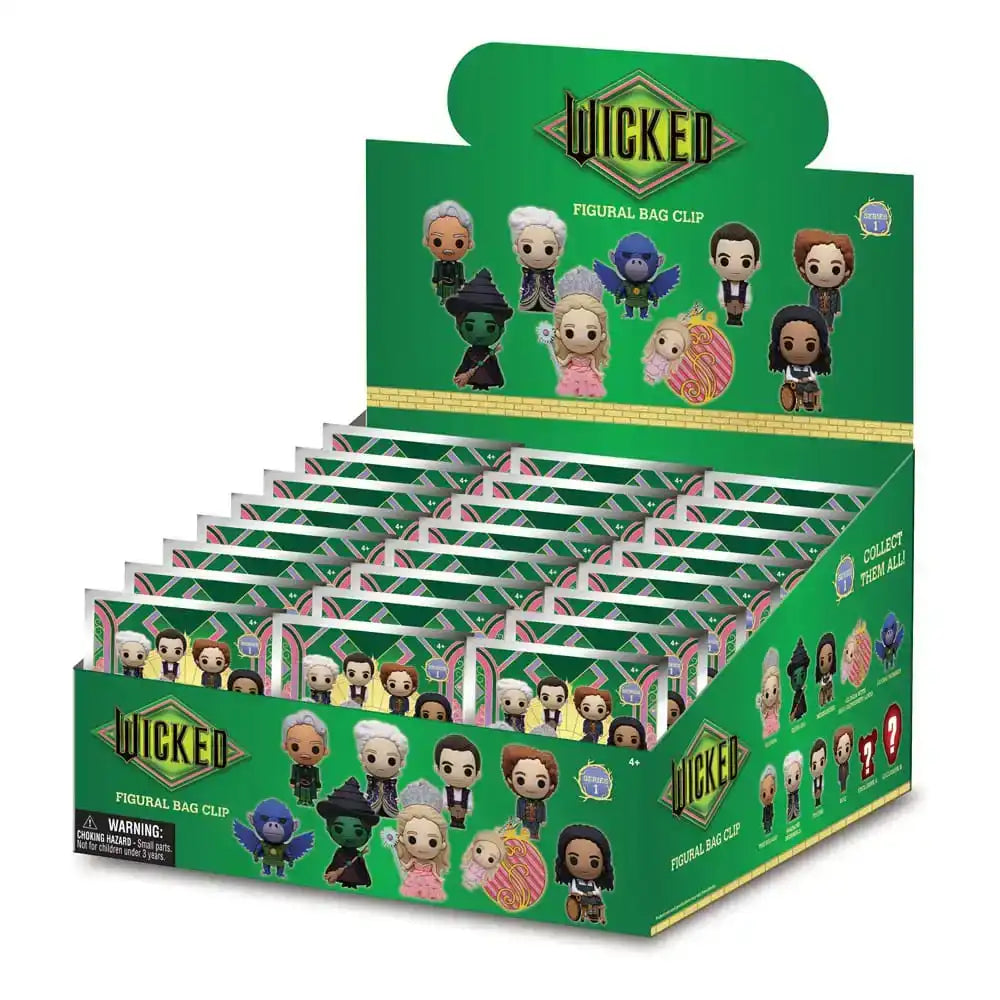Wicked 3D PVC-Taschenanhänger Serie 1 Display  (24)