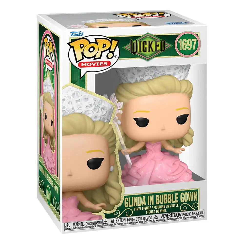 Wicked POP! Movies Vinyl Figur Glinda (Bubble Gown) 9 cm - Smalltinytoystore