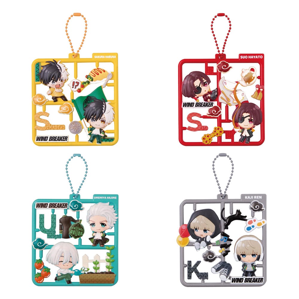 Wind Breaker Plat Collection Anhänger Sortiment (4) - Smalltinytoystore