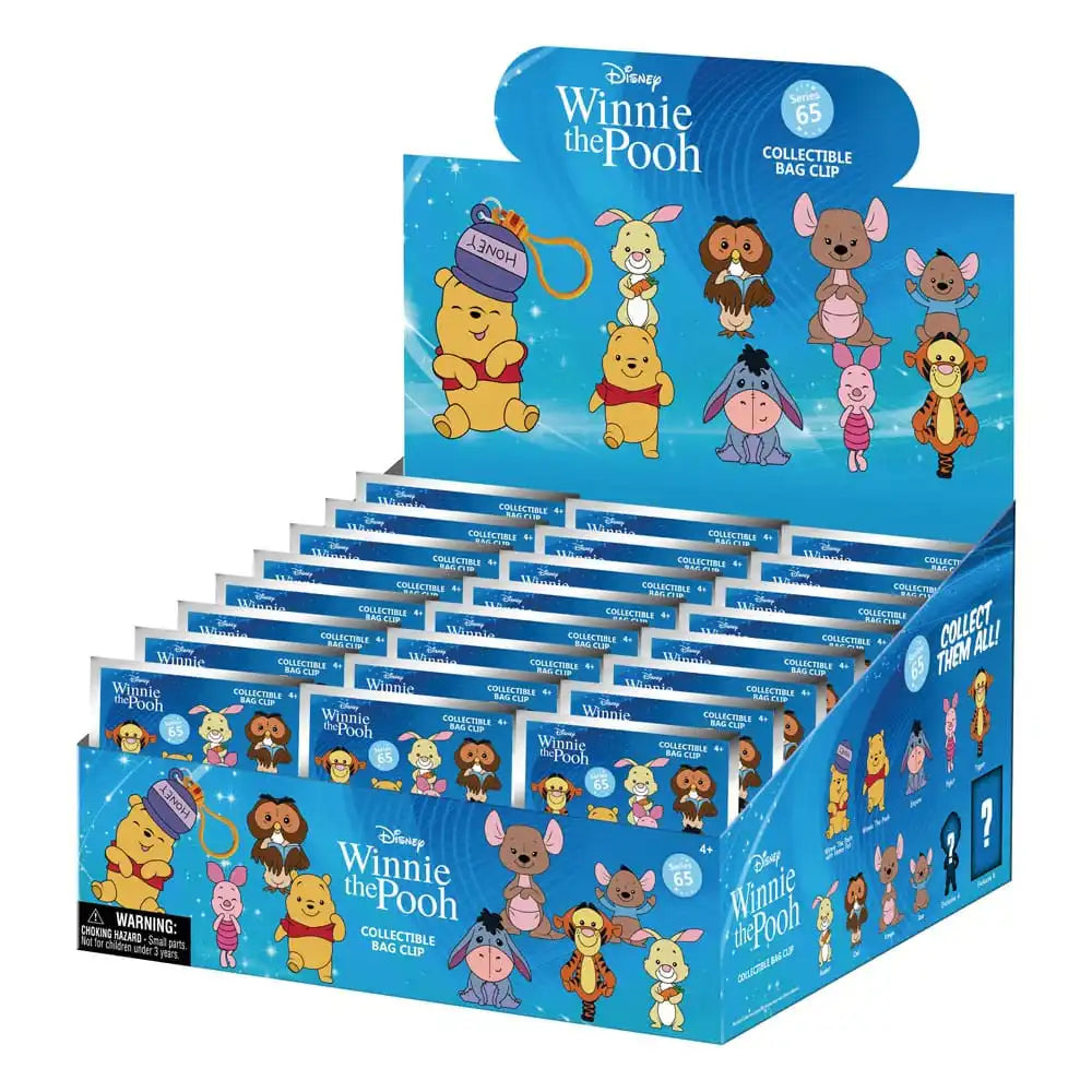Winnie Puuh 3D PVC-Taschenanhänger Series 2 Display (24) - Smalltinytoystore