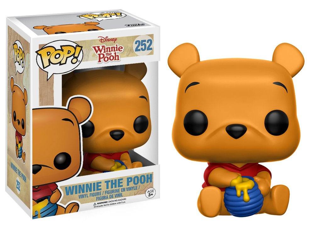 Winnie Puuh POP! Disney Vinyl Figur Seated Pooh 9 cm - Smalltinytoystore