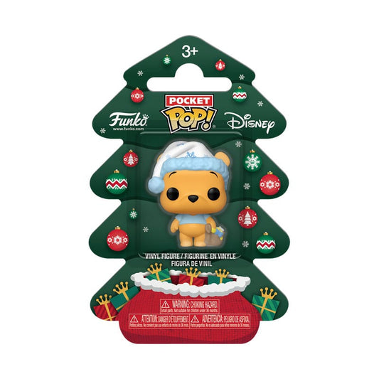 Winnie the Pooh Holiday 2025 Pocket POP! Vinyl Schlüsselanhänger Pooh Tree Holiday Box 4 cm - Smalltinytoystore