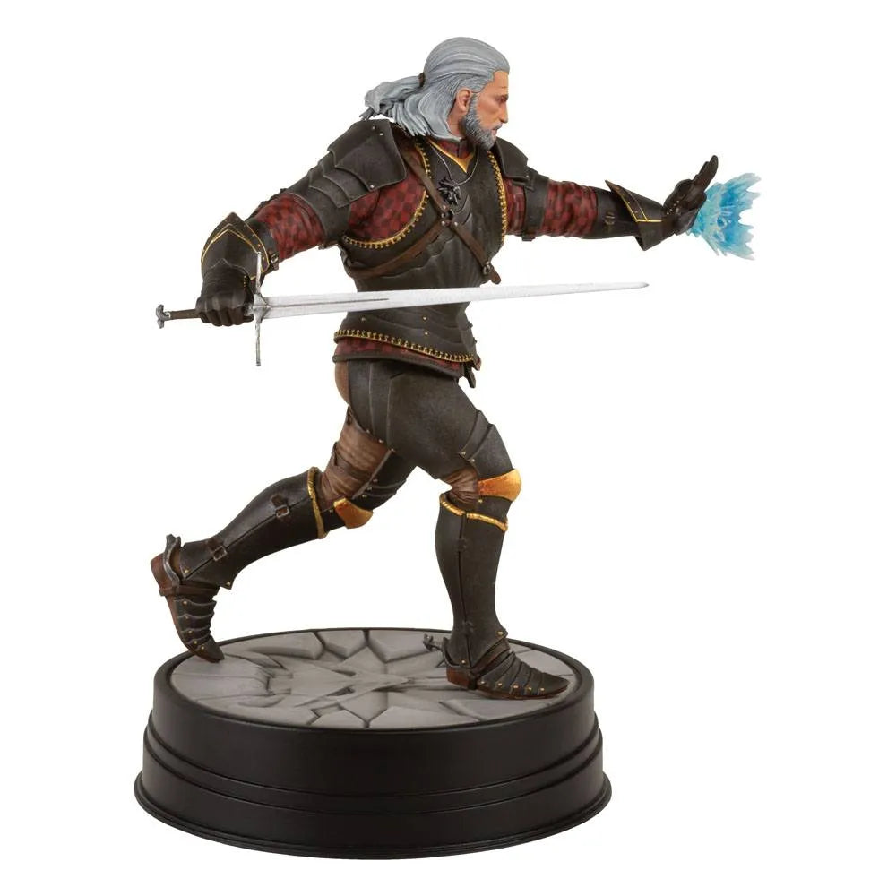 Witcher 3 Wild Hunt PVC Statue Geralt Toussaint Tourney Armor 20 cm - Smalltinytoystore