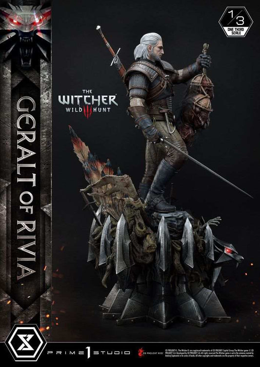 Witcher 3 Wild Hunt Statue 1/3 Geralt von Riva 88 cm - Smalltinytoystore