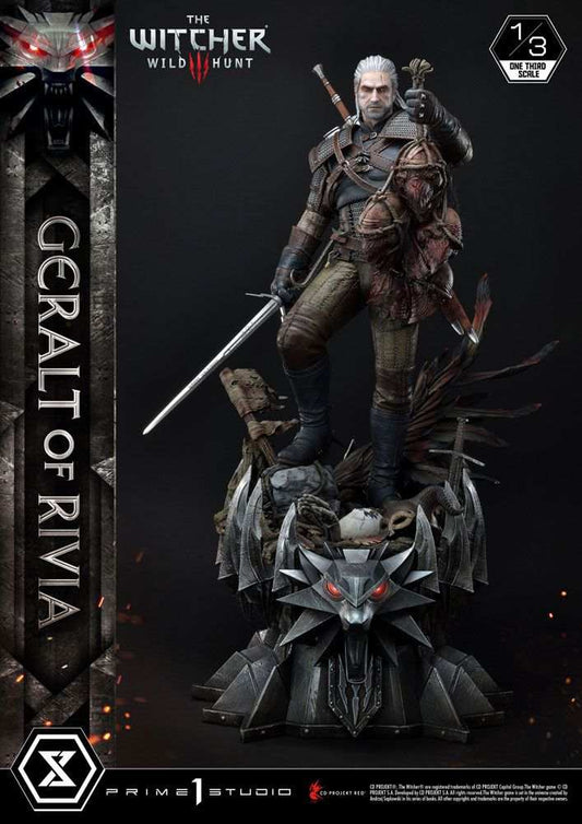 Witcher 3 Wild Hunt Statue 1/3 Geralt von Riva 88 cm - Smalltinytoystore