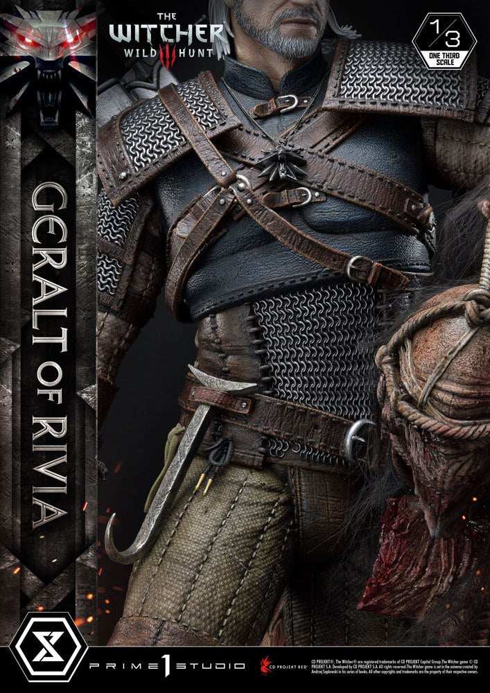 Witcher 3 Wild Hunt Statue 1/3 Geralt von Riva 88 cm - Smalltinytoystore