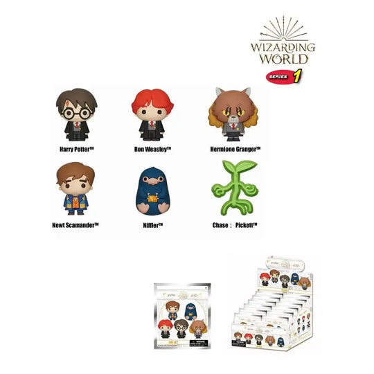 Wizarding World 3D 3D Magnete Series 1 Display (12) - Smalltinytoystore