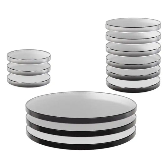 WizKids Deep Cuts Bases für Miniaturen 12er-Pack durchsichtig - Smalltinytoystore