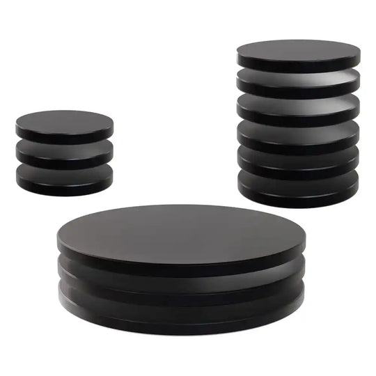 WizKids Deep Cuts Bases für Miniaturen 12er-Pack schwarz - Smalltinytoystore