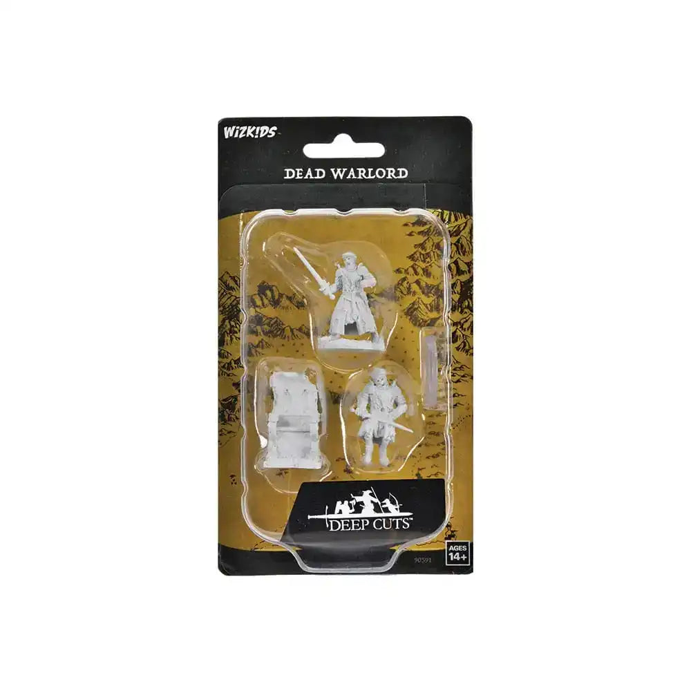 WizKids Deep Cuts Miniatures Miniaturen unbemalt 2er-Pack Dead Warlord - Smalltinytoystore