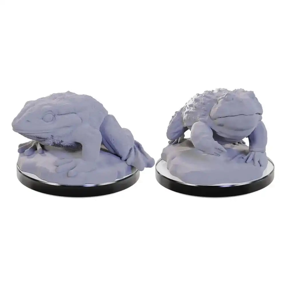 WizKids Deep Cuts Miniatures Miniaturen unbemalt 2er-Pack Giant Frogs - Smalltinytoystore