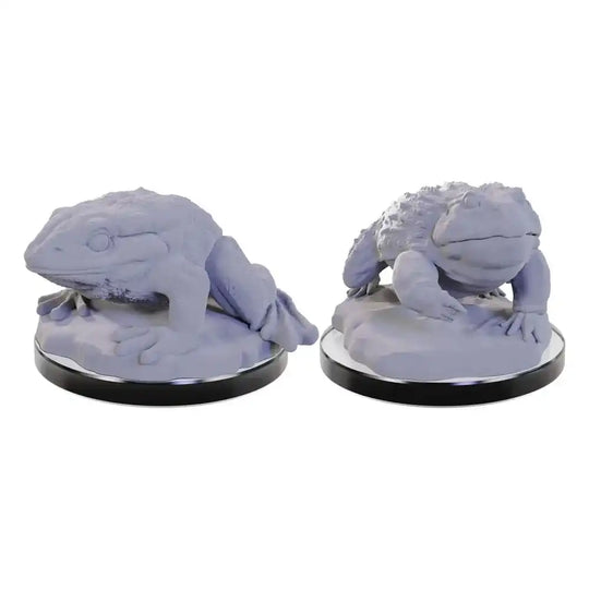 WizKids Deep Cuts Miniatures Miniaturen unbemalt 2er-Pack Giant Frogs - Smalltinytoystore