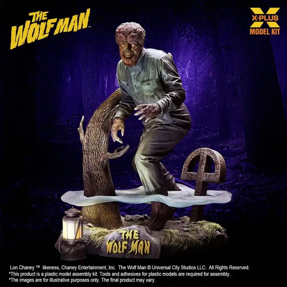 Wolf Man Plastic Model Kit 1/8 Lon Chaney Jr. as Wolf Man 22 cm
