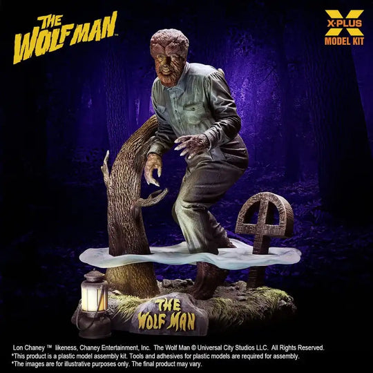 Wolf Man Plastic Model Kit 1/8 Lon Chaney Jr. as Wolf Man 22 cm