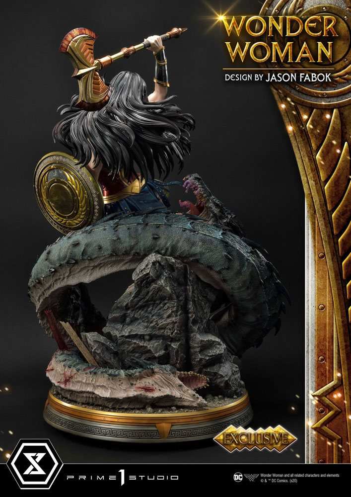 Wonder Woman Statue 1/3 Wonder Woman vs. Hydra Exclusive Bonus Version 90 cm - Smalltinytoystore