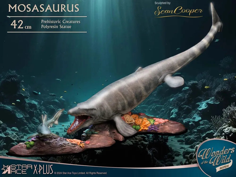 Wonders of the Wild Statue Mosasaurus (DX) 42 cm - Smalltinytoystore