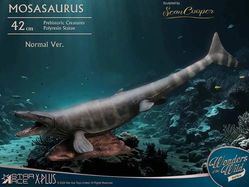 Wonders of the Wild Statue Mosasaurus (NX) 42 cm - Smalltinytoystore