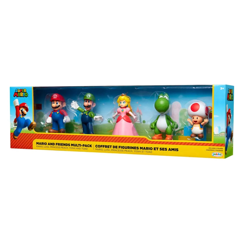 World of Nintendo Super Mario & Friends Figuren 5er-Boxset Exclusive - Smalltinytoystore