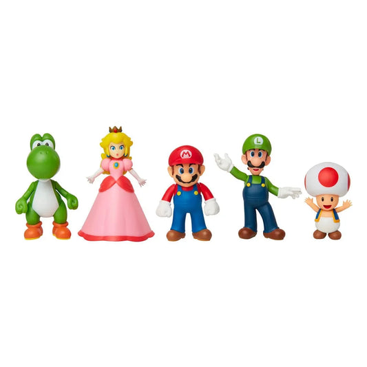 World of Nintendo Super Mario & Friends Figuren 5er-Boxset Exclusive - Smalltinytoystore