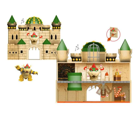 World of Nintendo Super Mario Deluxe Spielset Bowsers Schloss - Smalltinytoystore