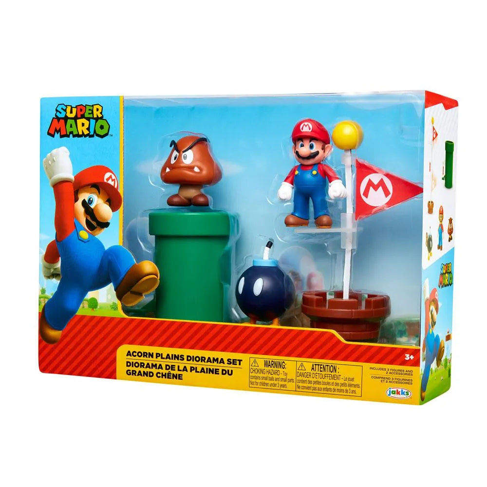 World of Nintendo Super Mario Diorama Set Eichenhain - Smalltinytoystore