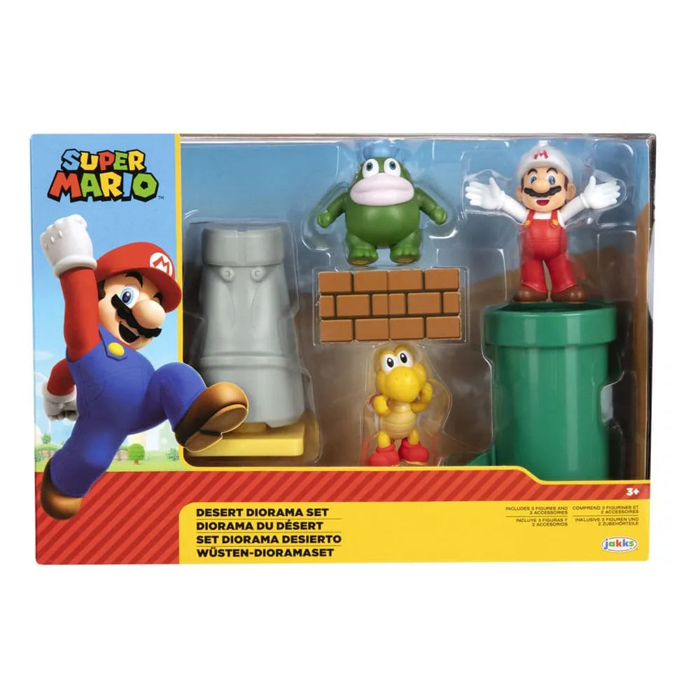 World of Nintendo Super Mario Diorama Set Sortiment (6) - Smalltinytoystore