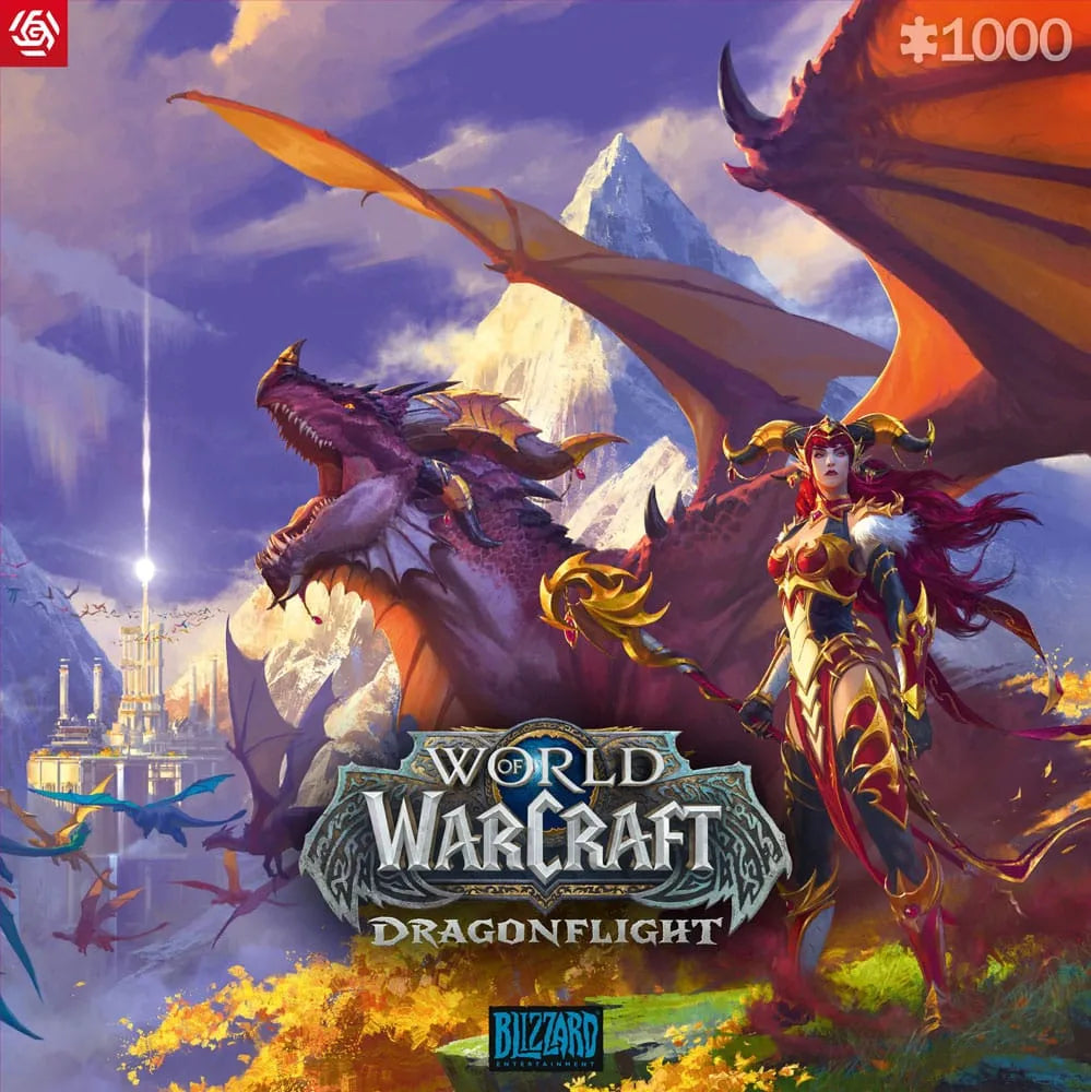 World of Warcraft Gaming Puzzle Dragonflight Alexstrasza (1000 Teile) - Smalltinytoystore