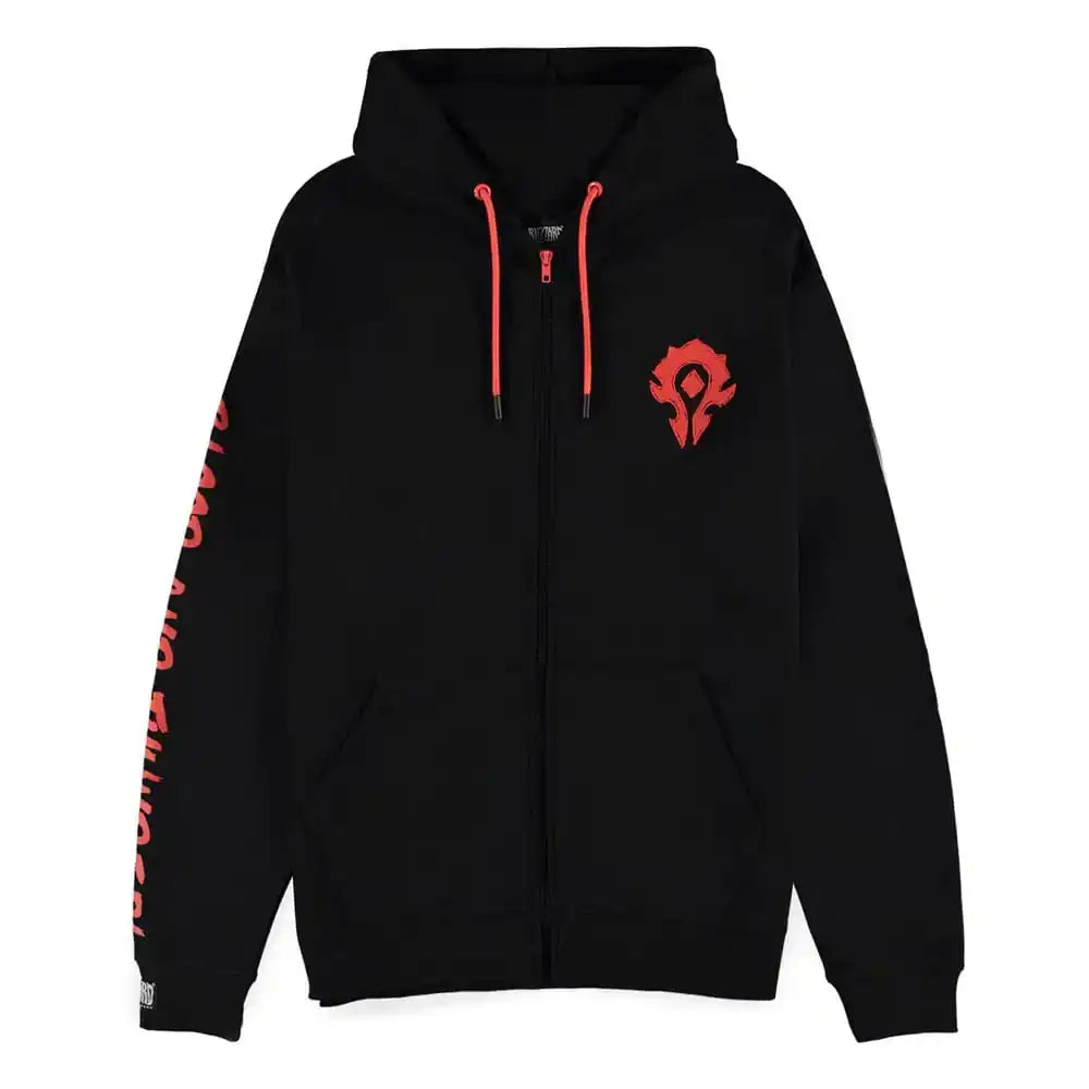 World of Warcraft Kapuzenjacke mit Reißverschluß Blood & Thunder Größe M - Smalltinytoystore
