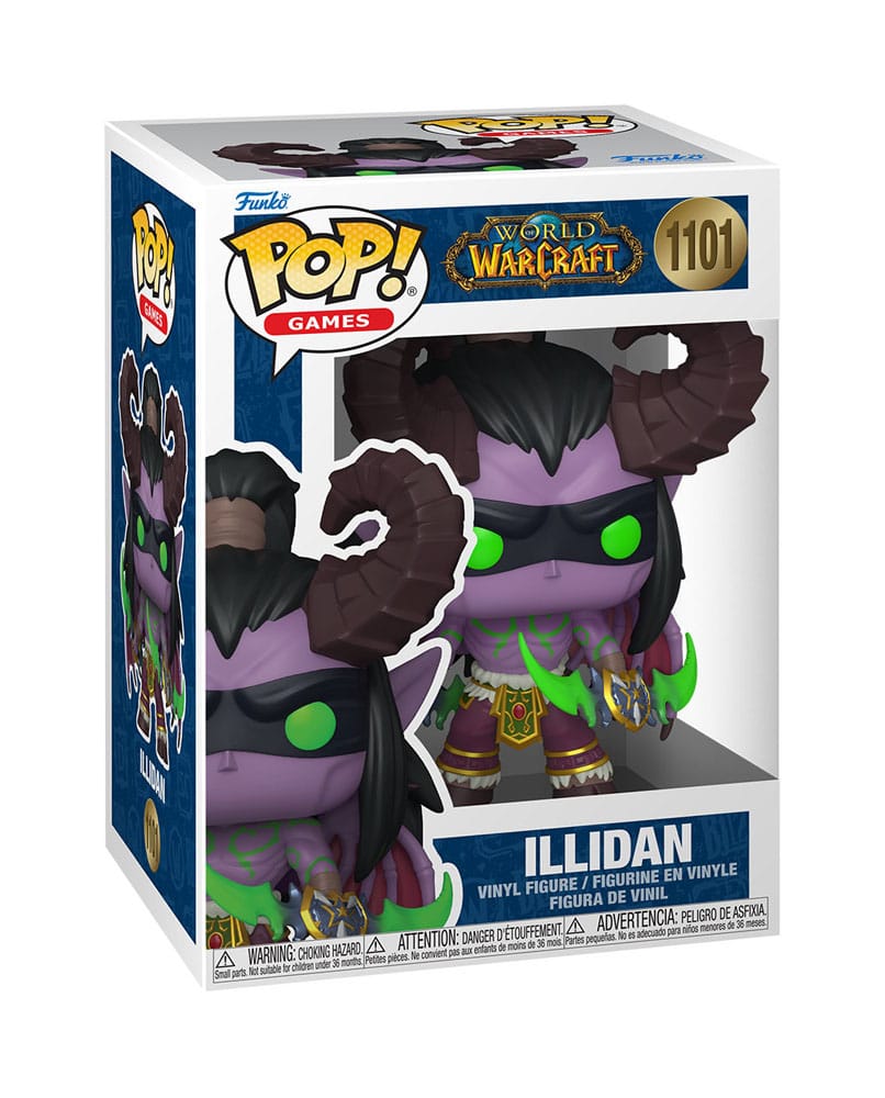 World of Warcraft POP! Games Vinyl Figur Illidan w/CH 9 cm Sortiment (6) - Smalltinytoystore