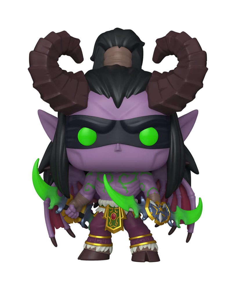 World of Warcraft POP! Games Vinyl Figur Illidan w/CH 9 cm Sortiment (6) - Smalltinytoystore