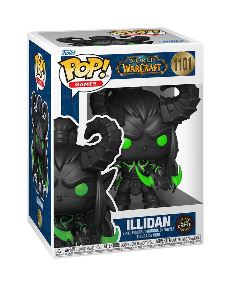 World of Warcraft POP! Games Vinyl Figur Illidan w/CH 9 cm Sortiment (6) - Smalltinytoystore