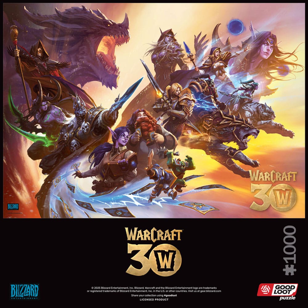World of Warcraft Puzzle 30th Anniversary (1000 Teile) - Smalltinytoystore