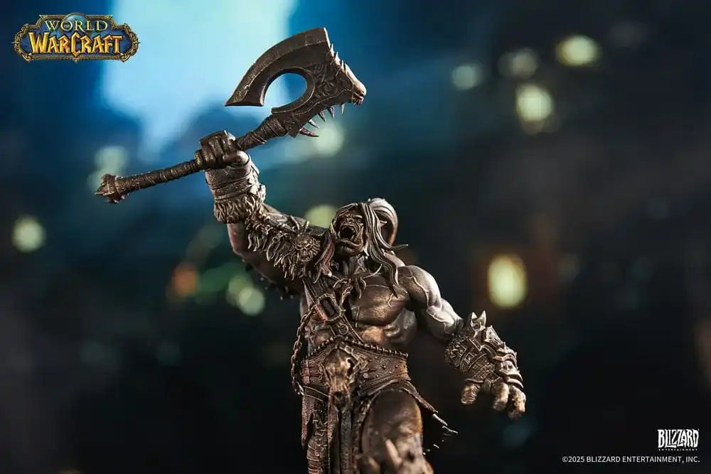 World of Warcraft Statue 1/10 Bronze Coloured Edition Grommash Hellscream 31 cm - Smalltinytoystore