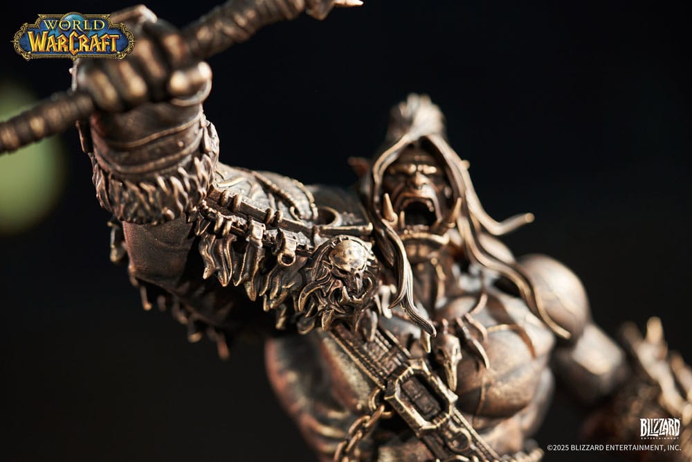 World of Warcraft Statue 1/10 Bronze Coloured Edition Grommash Hellscream 31 cm - Smalltinytoystore