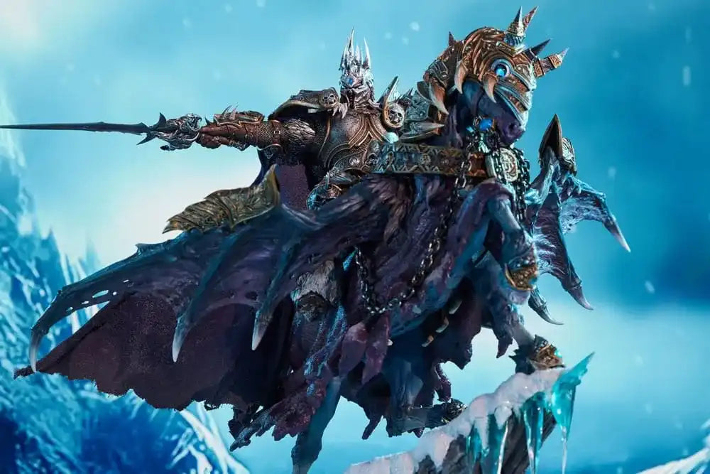 World of Warcraft Statue The Lich King & Invincible 68 cm - Smalltinytoystore