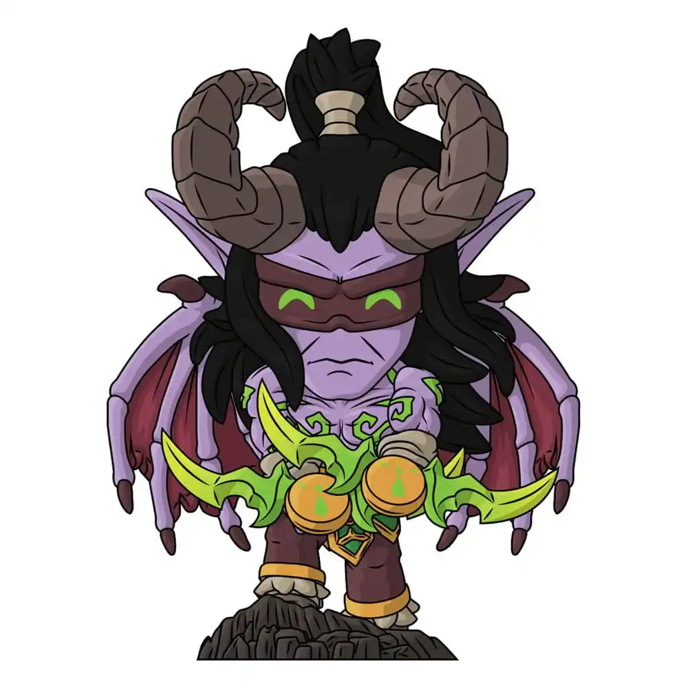 World of Warcraft Vinyl Figur Illidan Stormrage 13 cm - Smalltinytoystore