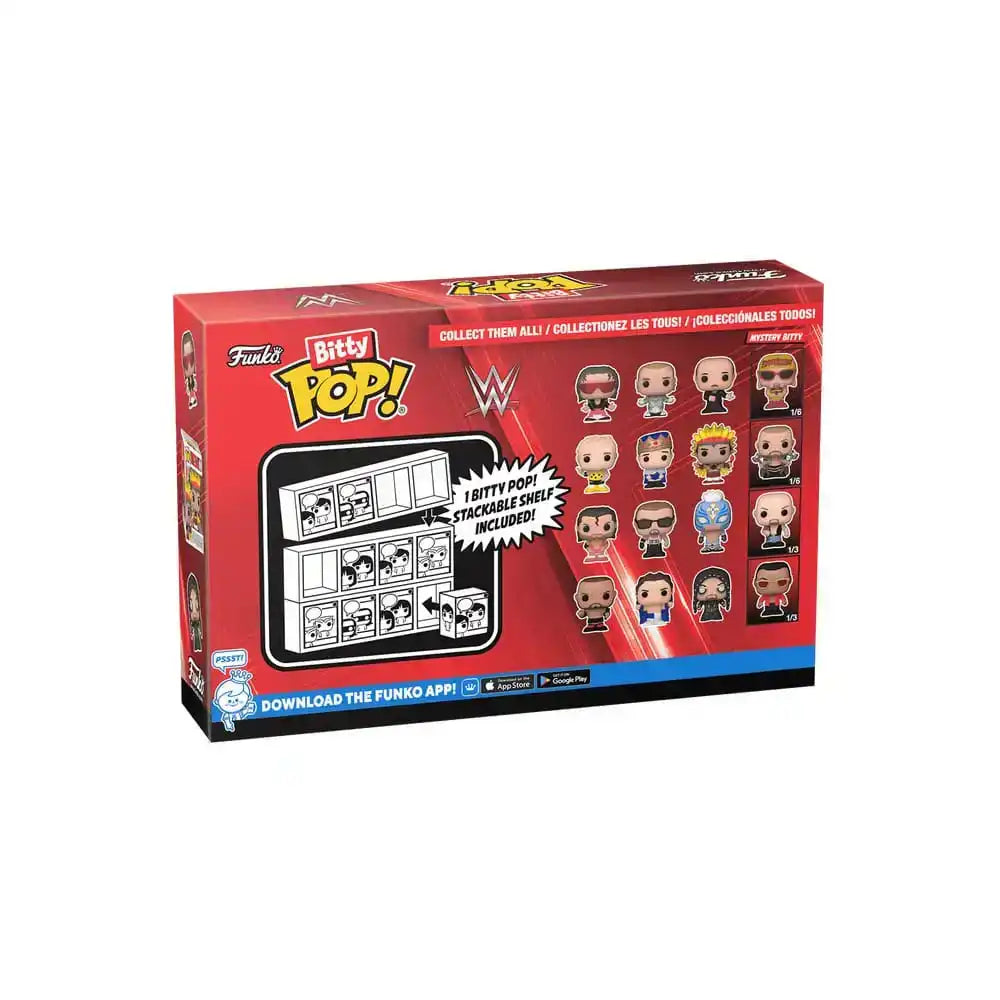 WWE Bitty POP! Vinyl Figuren 4er-Pack Dusty Rhodes 2,5 cm - Smalltinytoystore