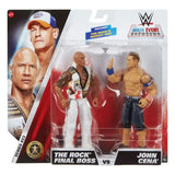 WWE Main Event Showdown Actionfiguren The Rock Final Boss vs John Cena 2-Pack 15 cm - Smalltinytoystore