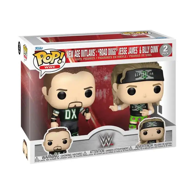 WWE POP! Television Vinyl Figuren 2er-Pack New Age Outlaws 9 cm - Smalltinytoystore