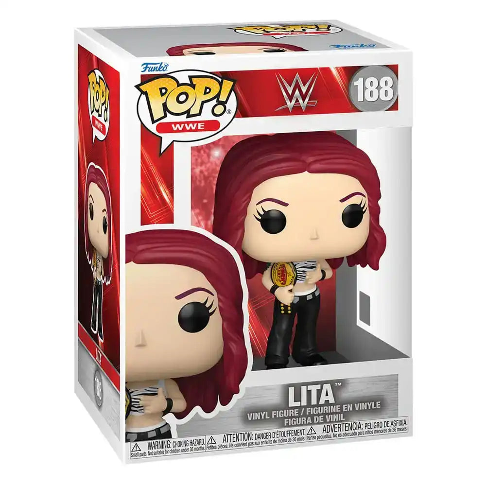WWE POP! Vinyl Figur Lita with Championship Belt 9 cm
