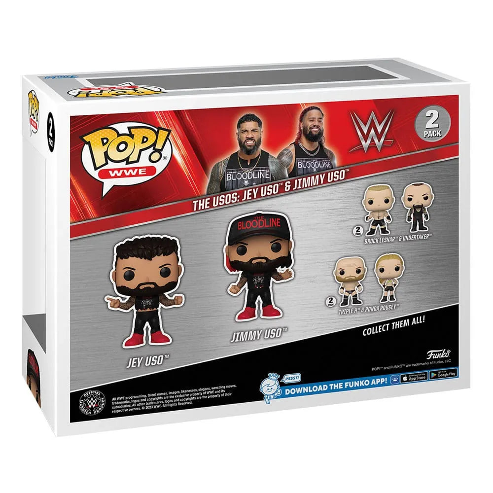 WWE POP! Vinyl Figuren 2er-Pack Uso Brothers 9 cm - Smalltinytoystore