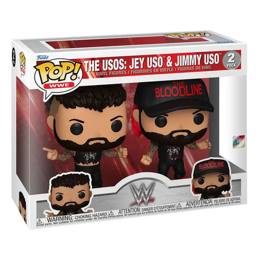 WWE POP! Vinyl Figuren 2er-Pack Uso Brothers 9 cm - Smalltinytoystore