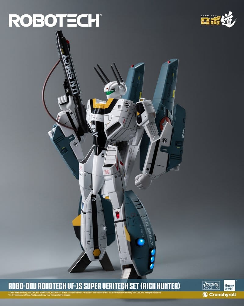 Robotech Robo-Dou Actionfigur VF-1S Super Veritech Set (Rick Hunter) 20 cm