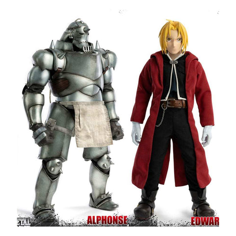 Fullmetal Alchemist: Brotherhood Actionfiguren 1/6 Alphonse & Edward Elric Twin Pack