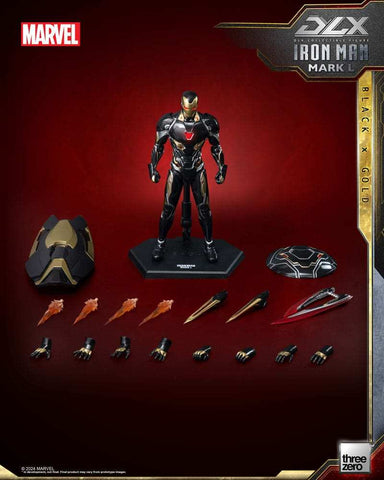 Infinity Saga DLX Actionfigur 1/12 Iron Man Mark 50 (Black X Gold) 17 cm