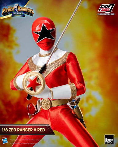 Power Rangers Zeo FigZero Actionfigur 1/6 Ranger V Red 30 cm