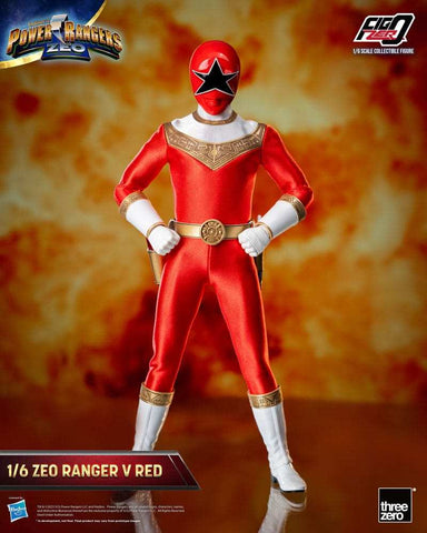 Power Rangers Zeo FigZero Actionfigur 1/6 Ranger V Red 30 cm