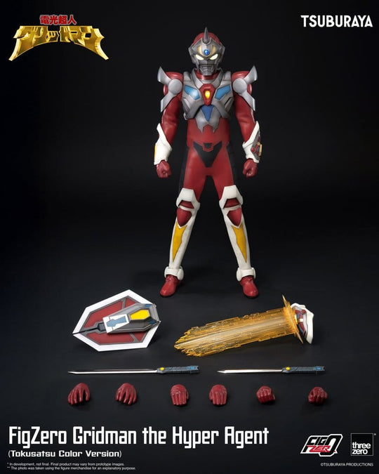 Gridman the Hyper Agent FigZero Actionfigur Gridman (Tokusatsu Color Version) 30 cm