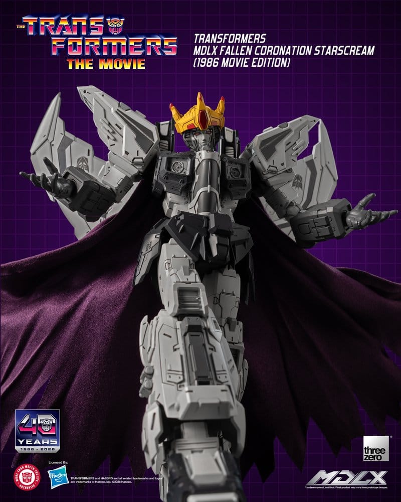 Transformers MDLX Actionfigur Fallen Coronation Starscream (1986 Movie Edition) 20 cm