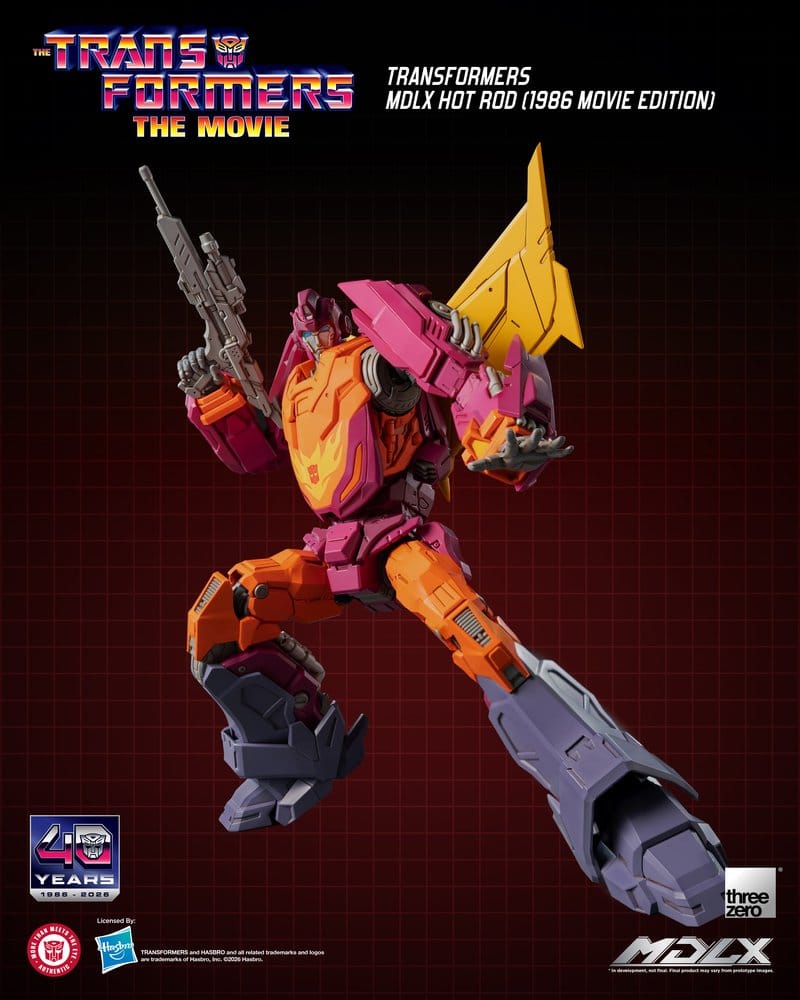 Transformers MDLX Actionfigur Hot Rod (1986 Movie Edition) 18 cm